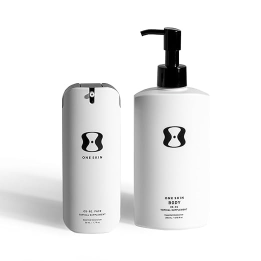 OneSkin FACE & BODY OS-01 Peptide Topical Supplement | Skin Longevity Age Reversal Body Moisturizer & Face Moisturizer